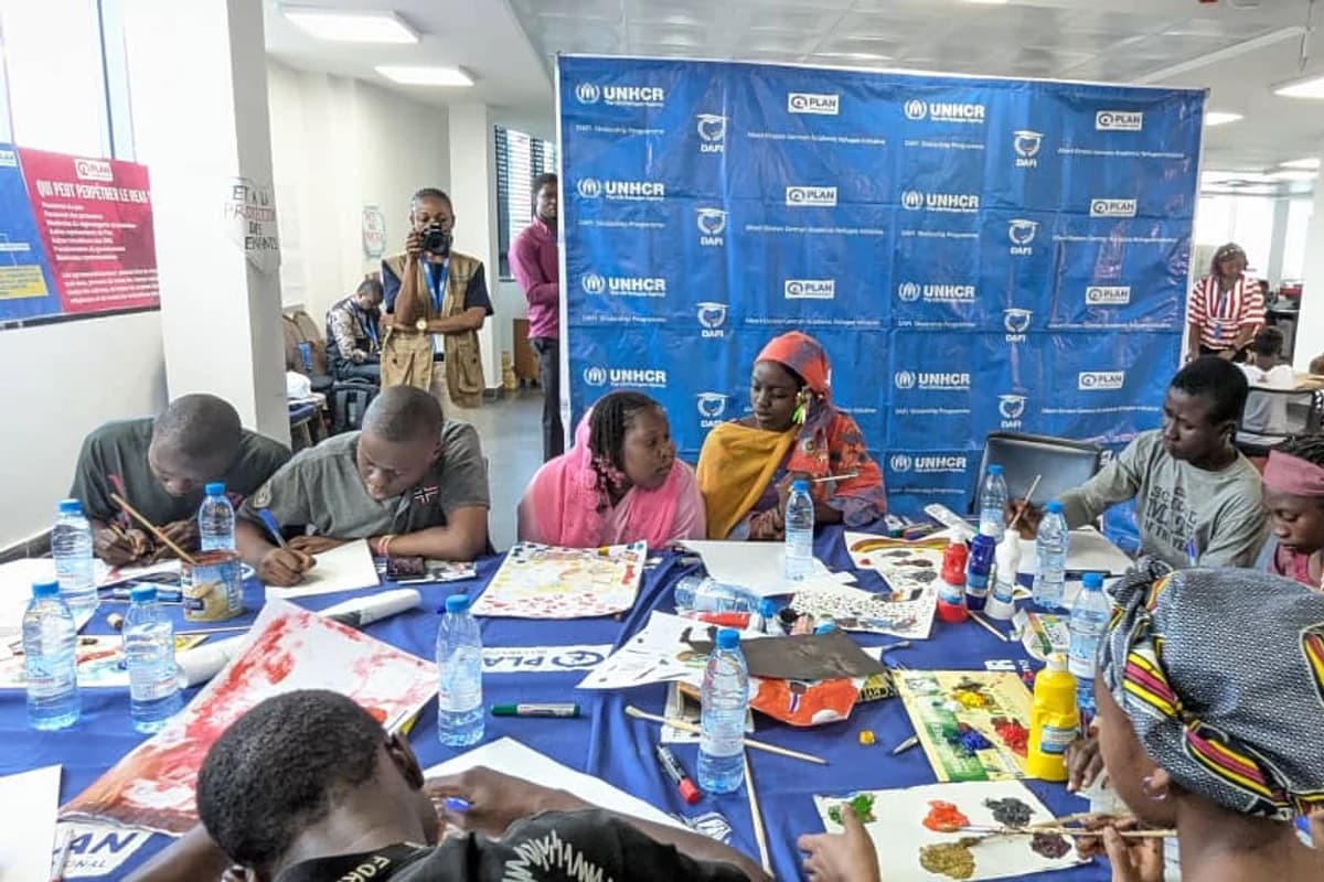 Atelier Plan International & UNHCR