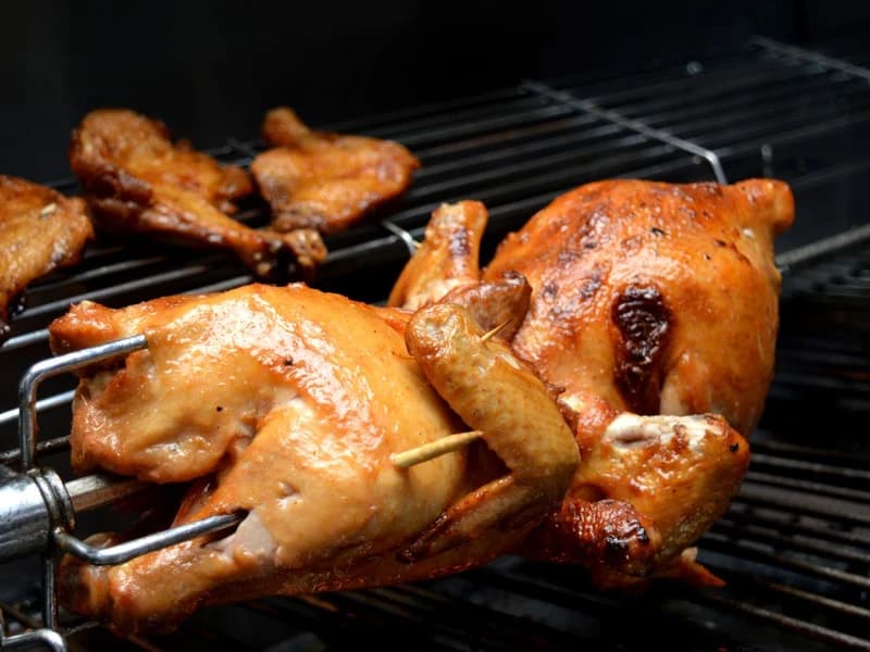 Poulet fumé