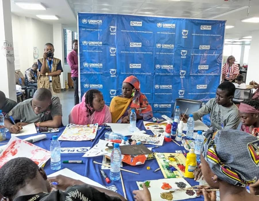 Session d'art-thérapie, ETS ARTCONCEPT Cameroun