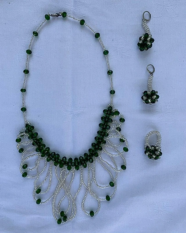 “Émeraude du Congo” jewellery set