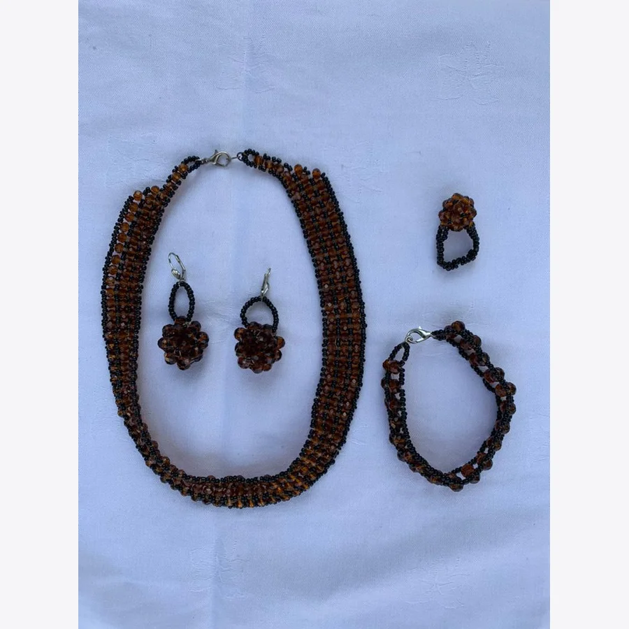Parure « Royale Ambre »