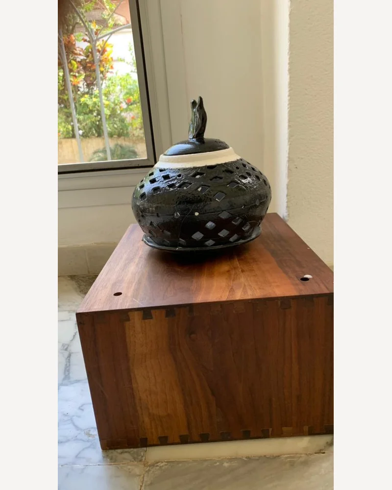 Vase « Nuit Tressée »